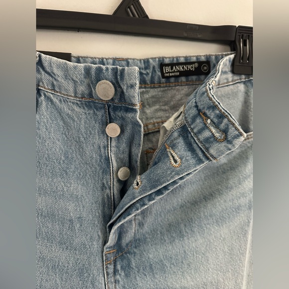 BLANKNYC The Baxter Ribcage Straight Leg High Rise Button Fly Women Jeans 28 - Picture 6 of 14